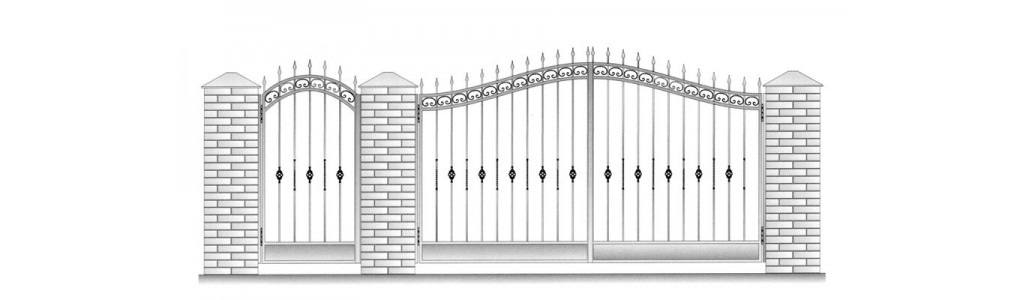 Ворота и калитка VK-5034