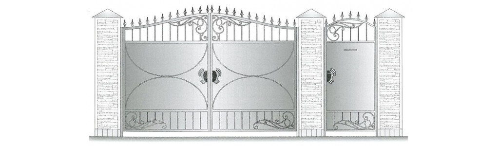 Ворота и калитка VK-5049
