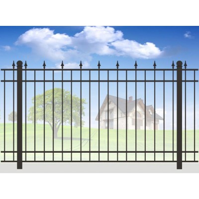 Кованый забор для дачи МС-1012