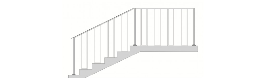 Перила для лестниц П-11